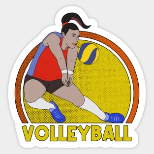 Volleyball Player Sticker